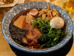 Shoyu ramen from Menya Kanemaru.